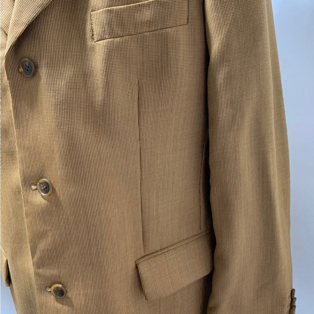 Roy Robson Men’s Suit Jacket New Wool Light Brown Single Breast Size 42" Chest - Picture 4 of 12